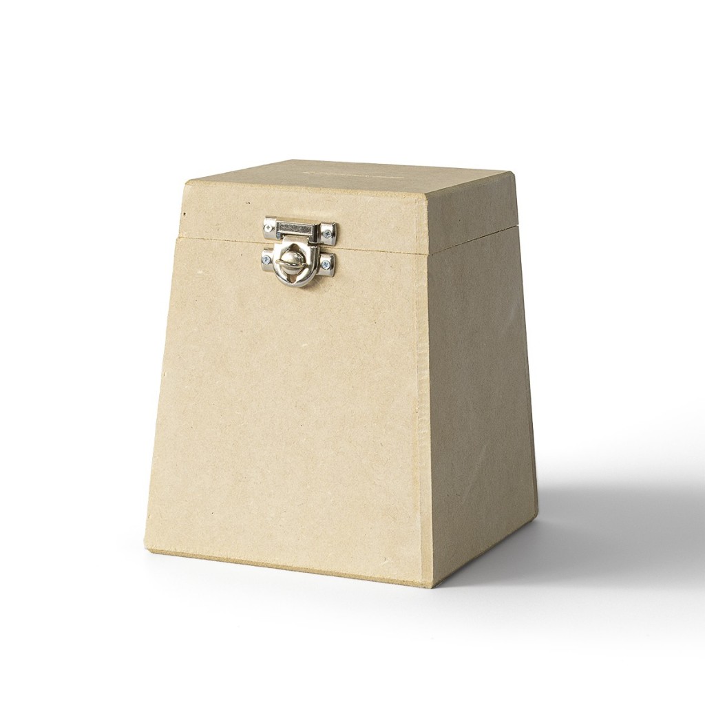 Caixa Cofre Urna Com Fecho Cadeado Mdf Cru Dobradiça em Oferta na Shopee