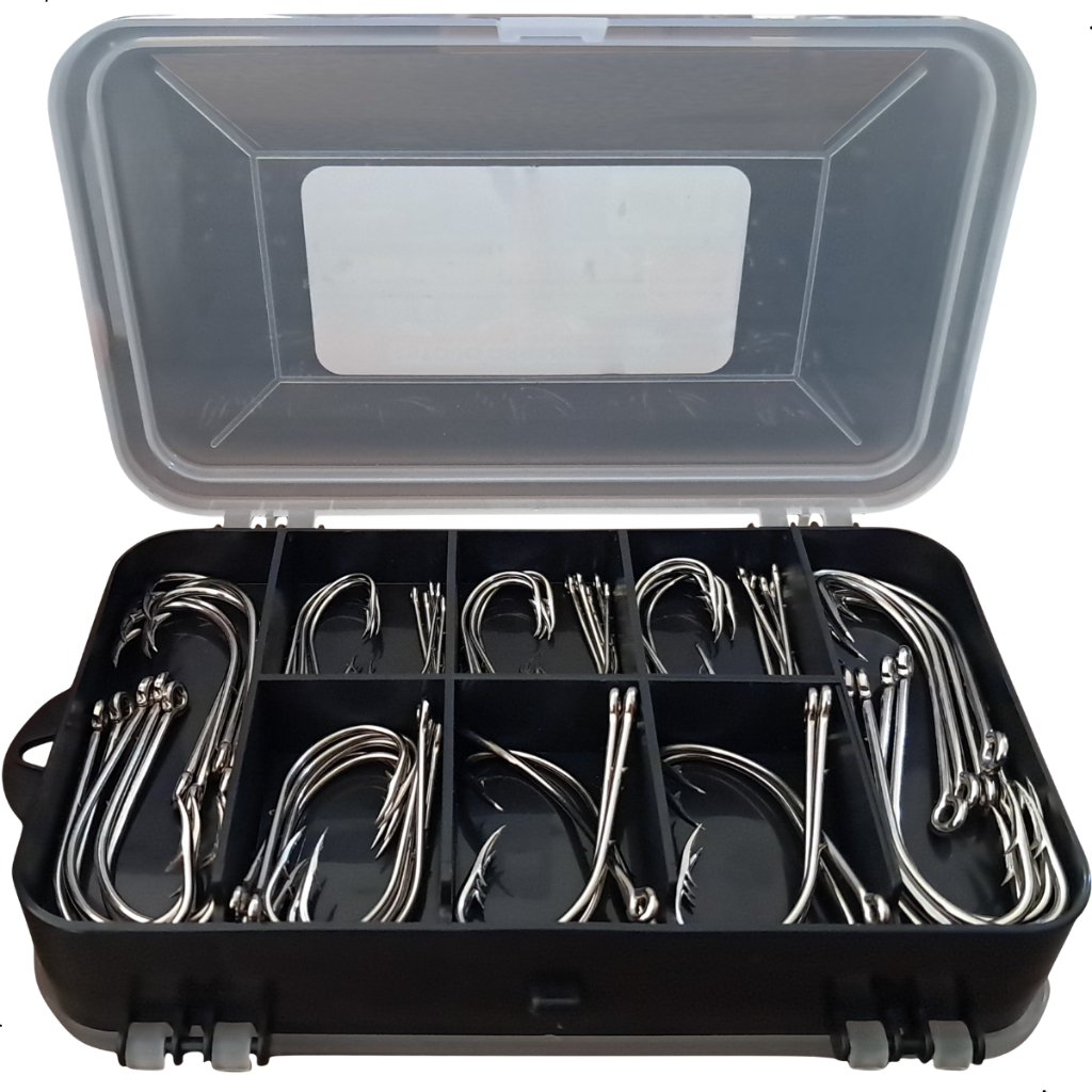 Anzol Marine Sports 1/0 2/0 3/0 4/0 5/0 6/0 7/0 + Chumbada em Oferta na Shopee