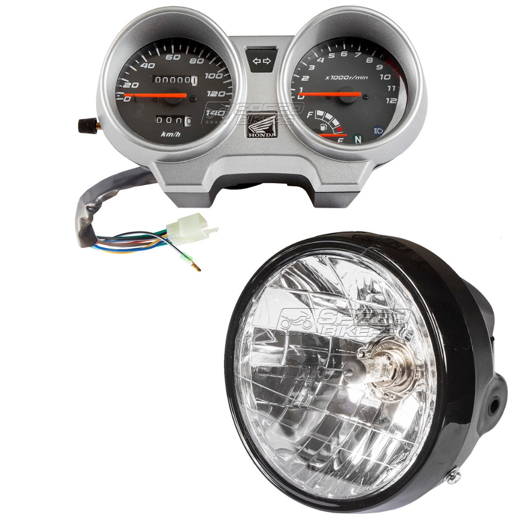 Painel Cg 150 Sport + Farol Cg Titan 150 + Lampada
