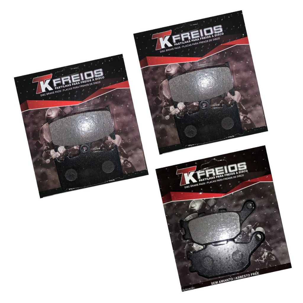 KIT PASTILHA DE FREIO BANDIT 650 ANO 2008 2009 2010 2011 2012 TK