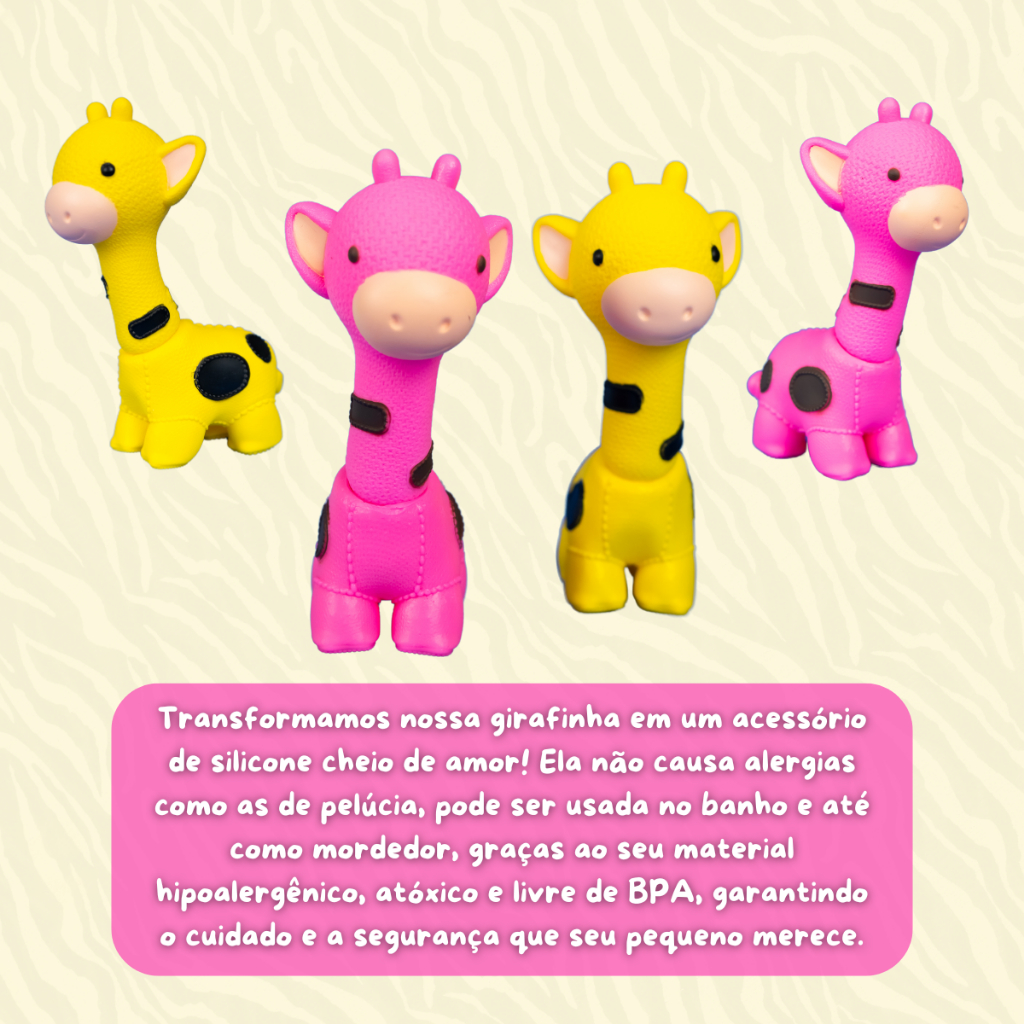 Boneca Reborn Bebê Menina Realista de Silicone Original Girafinha Luxo — foto 8