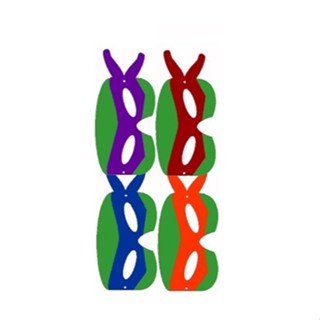 Máscara infantil festa de aniversário Tartaruga ninja cut baby em Oferta na Shopee