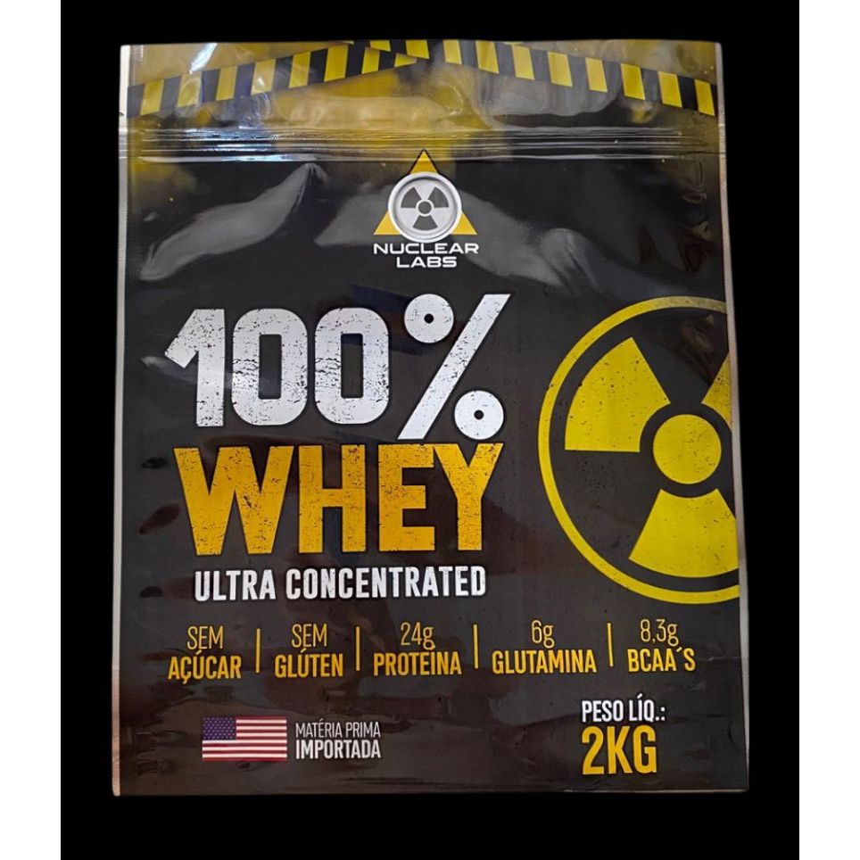 Whey 100% ultra concentrado 2kg chocolate