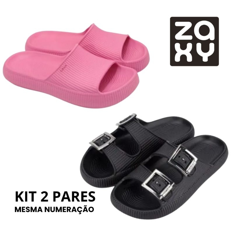 Kit com 2 pares de Zaxy leveza