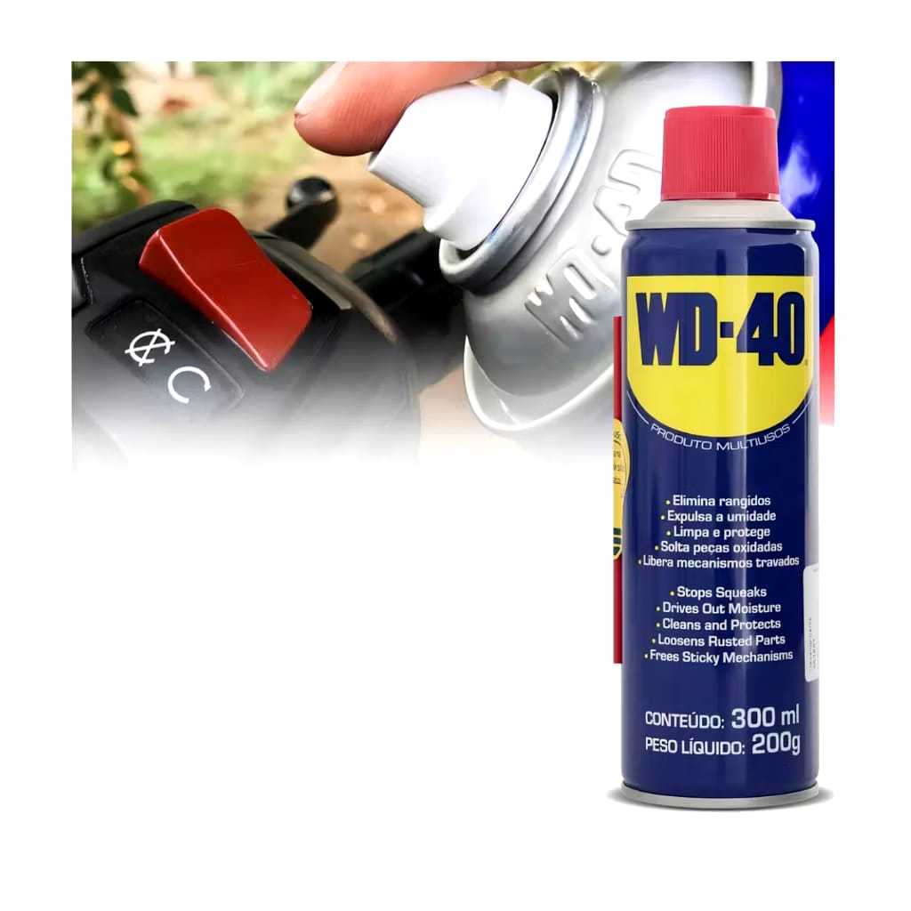 WD 40 DESENGRIPANTE E LUBRIFICANTE MULT USO  COM 2 UNIDADES 300ML.