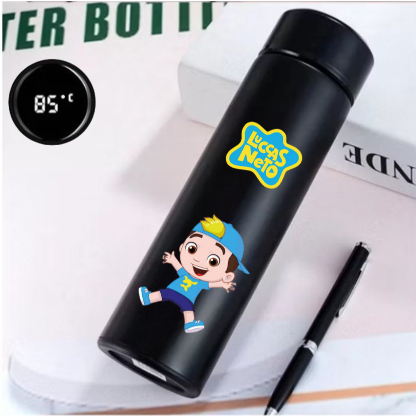 GARRAFA TERMICA VISOR INTELIGENTE LUCAS NETO 500ml