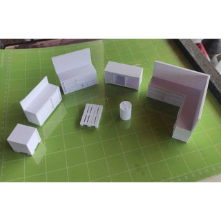 KIT Diorama Miniatura Oficina Mecânica Modelos Cenários Modelismo Colecionáveis Maquete Realismo