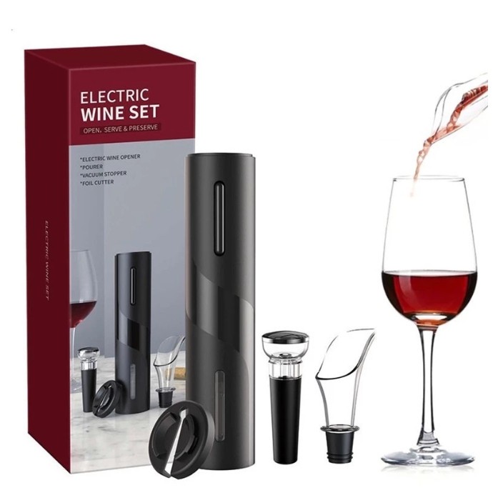 Saca Rolhas Abridor De Vinho Garrafa Automático Elétrico de Acessórios para Vinho