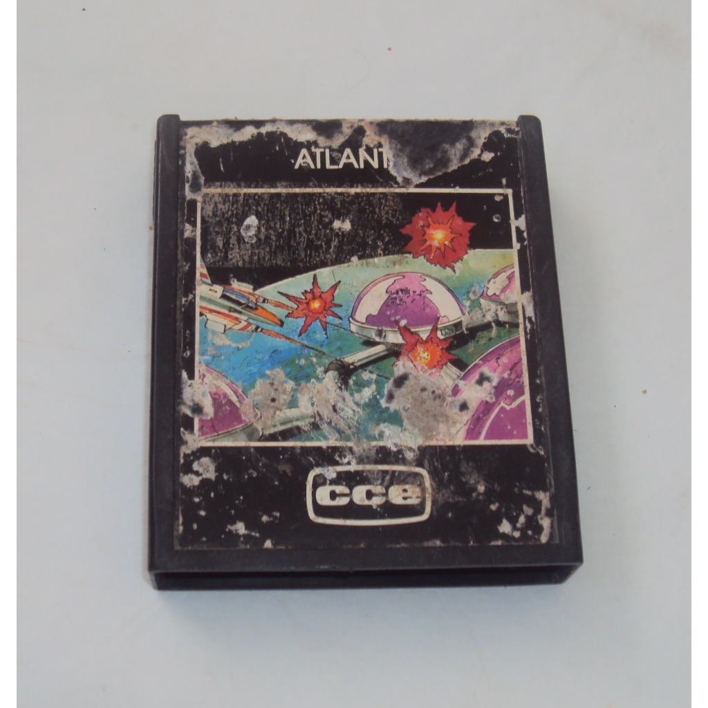 Atlantis - Cce Compatível Com Atari 2600 - Funcionando - Usado