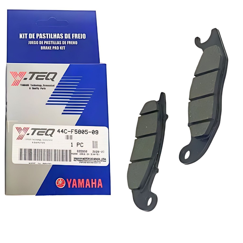 PASTILHA FREIO DIANTEIRO Y-TEQ FAZER 250 FZ25 2016 2017 2018 2019 2020 2021 2022 2023 2024 2025