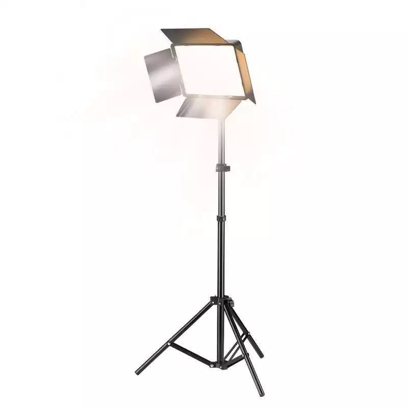 Iluminação 50W Bicolor Estúdio Led Para Fotografia Video Com Controle e Tripe 2,1 Metros RL900