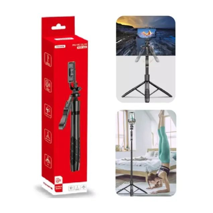 Bastão De Selfie E Tripé Com Controle Bluetooth 1.55CM Tomate MZP-303 em Oferta na Shopee