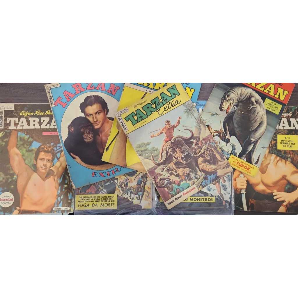 GIBIS HQ TARZAN EDITORA EBAL - DIVERSOS TÍTULOS A ESCOLHER - VALOR DA UNIDADE - LEIA OS DETALHES