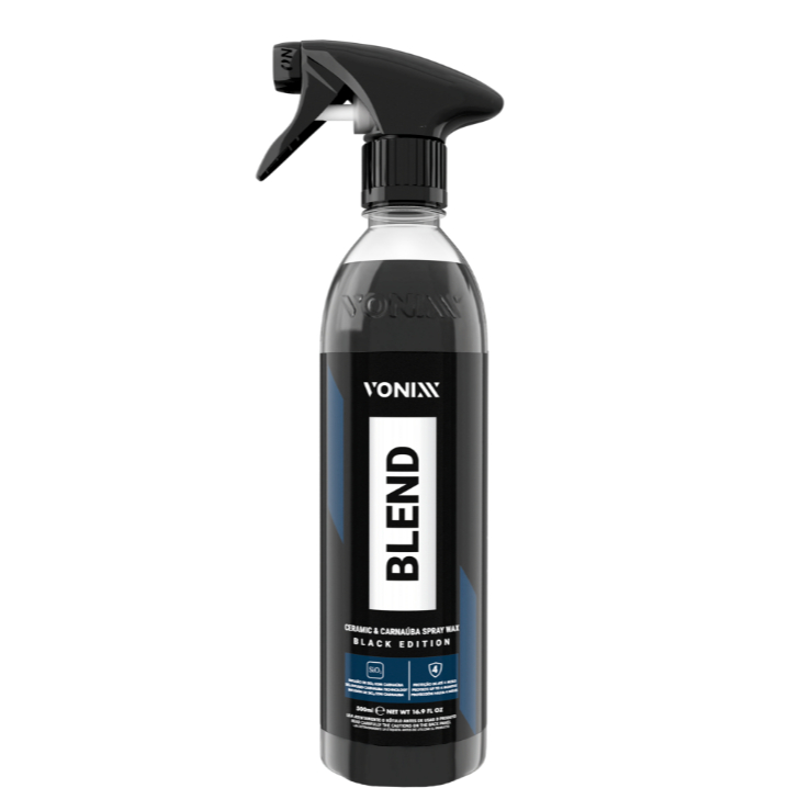 CERA BLEND SPRAY WAX BLACK EDITION SILICA 500ML VONIXX BLEND CERAMIC & CARNAÚBA SPRAY WAX