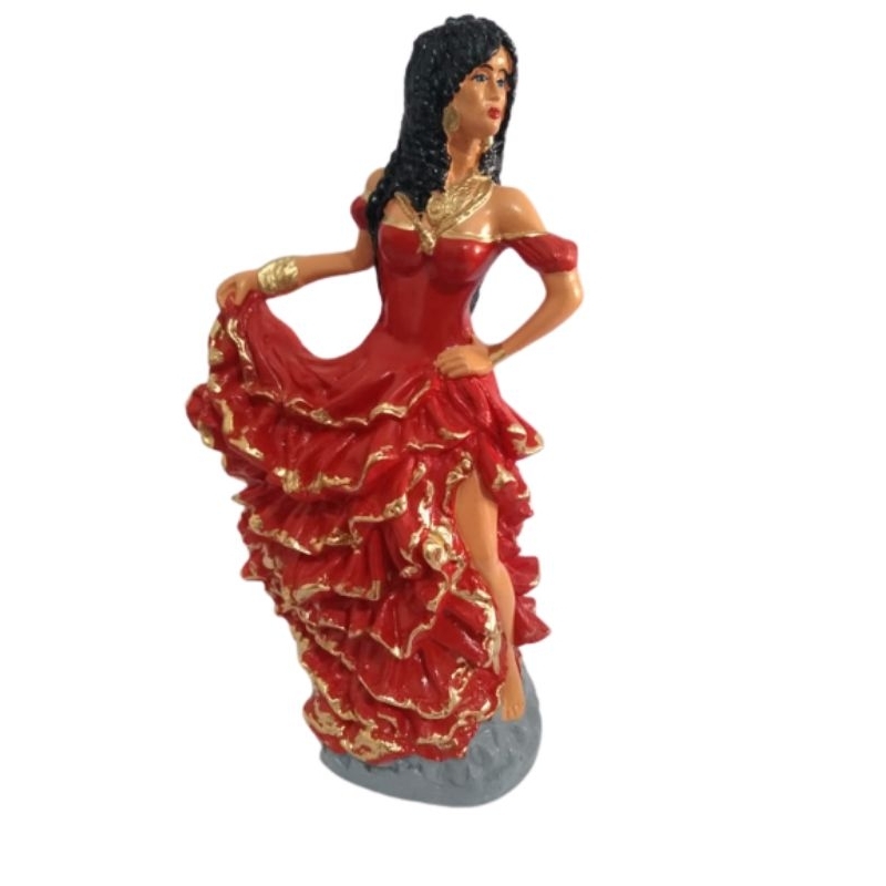 CIGANA VESTIDO VERMELHO 25CM em Oferta na Shopee