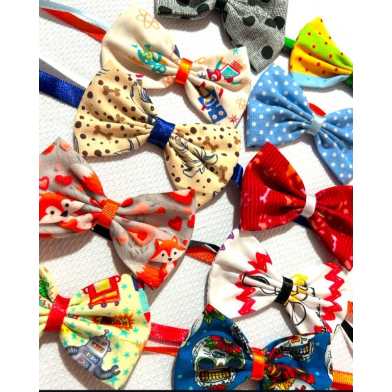 Gravata Borboleta Pet - Kit com 10 unidades