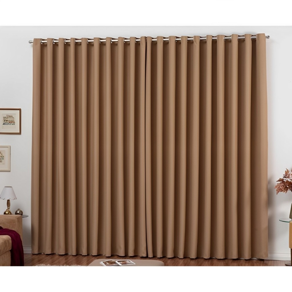 Cortina Blackout Tecido Premium 4 00 x 2 80 Corta Luz Para Quarto/Sala/Janela Tecido Blecaute