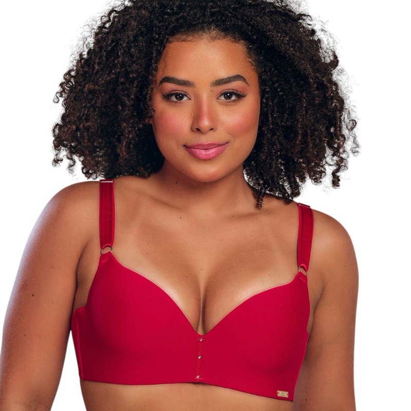 SUTIÃ REFORÇADO 3 GANCHOS MODELO ELEGANCE MICRO FIBRA TALA LATERAL