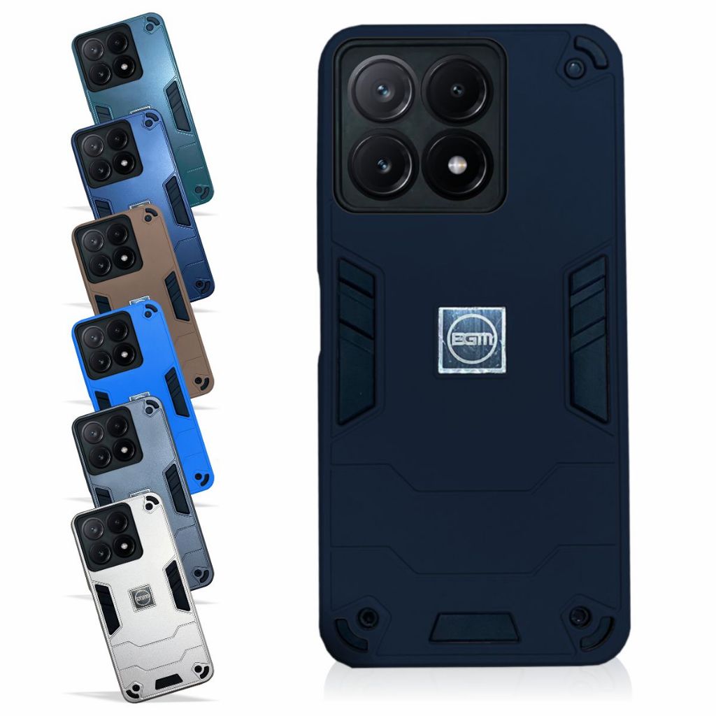 Capa Capinha Anti Shock Armadura + Película Para Poco X6 Pro em Oferta na Shopee