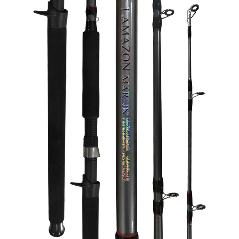 VARA PARA PESCA CARRETILHA LAMAZON MARLIN 2.40M 40-60 LBS