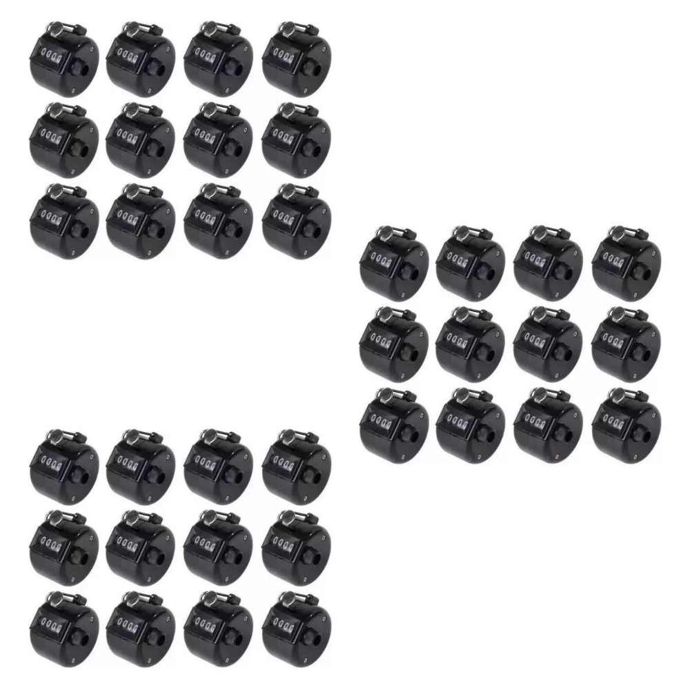 KIT 36 CONTADOR MANUAL 4 DIGITOS FLUXO DE PESSOAS CANTO DE PASSAROS