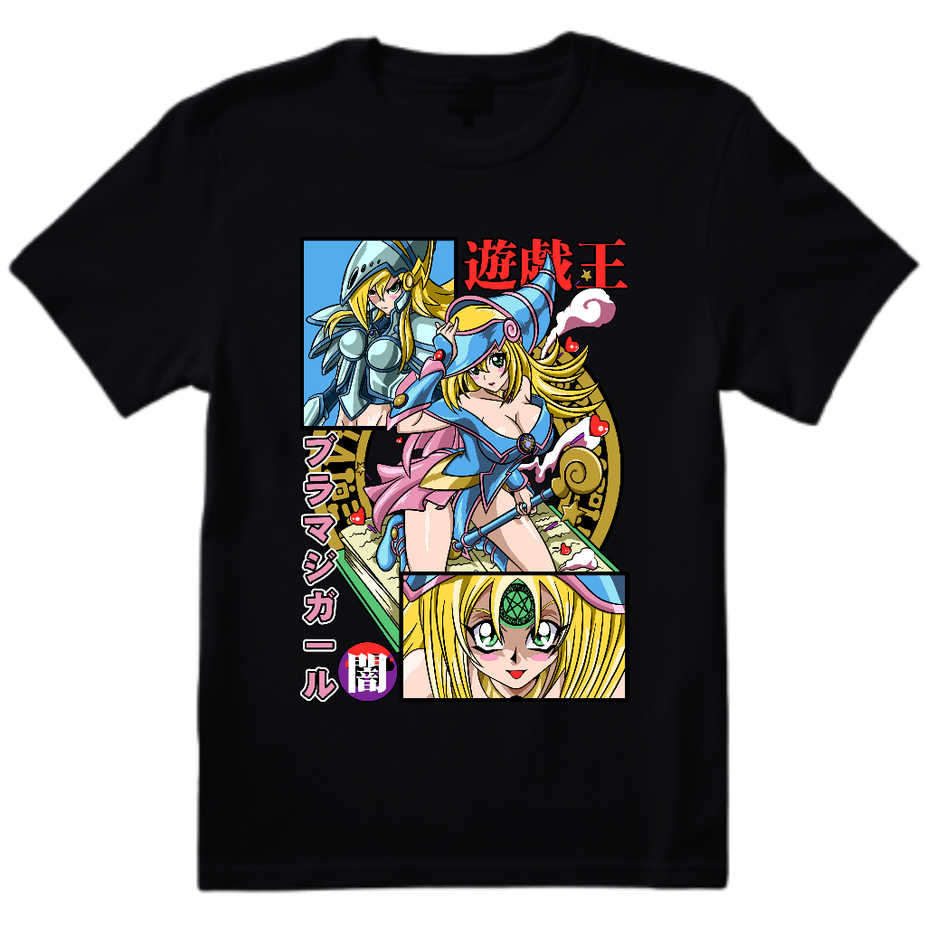 Camiseta algodão preta  Yu-Gi-Oh! Trading Card Game Jogos de cartas