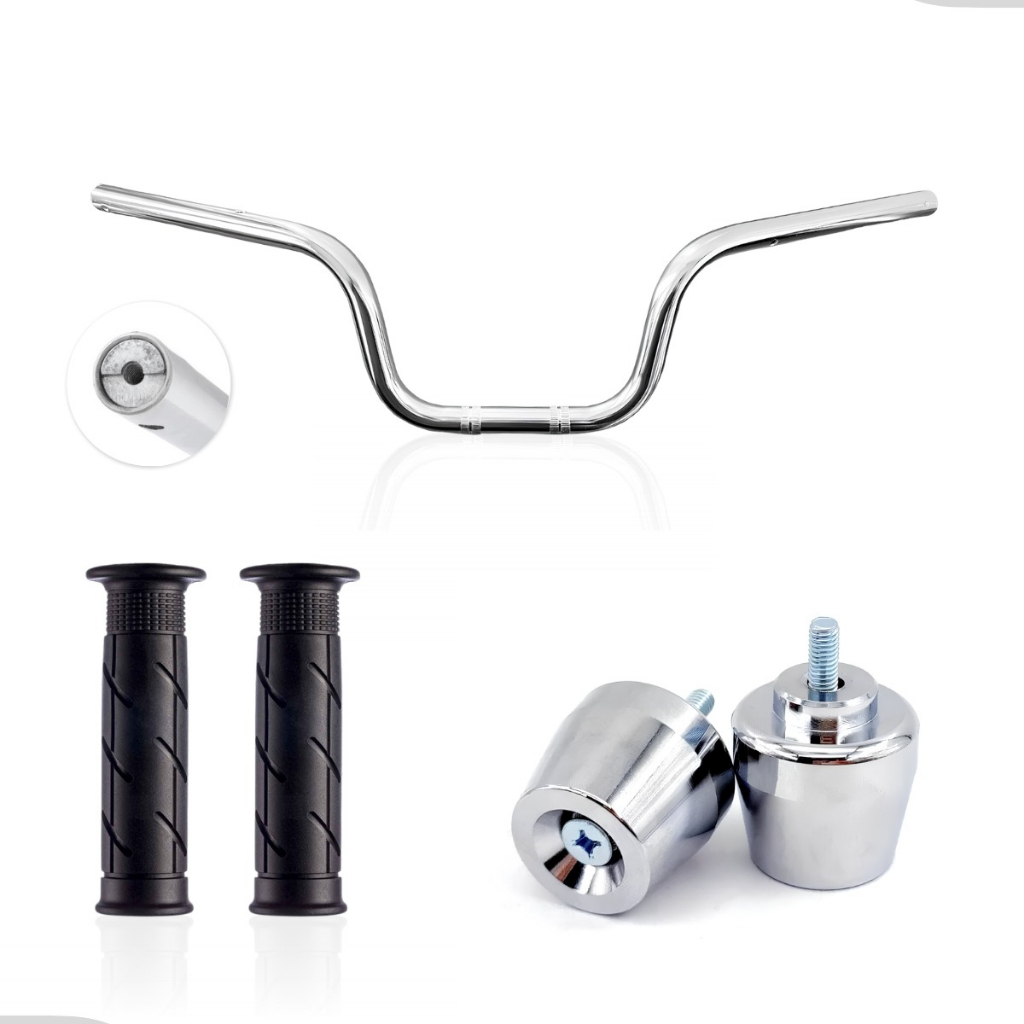 Kit Guidão Cg Cargo 160 2016/2022 C/ Peso Da Pcx + Manopla Vazada em Oferta na Shopee