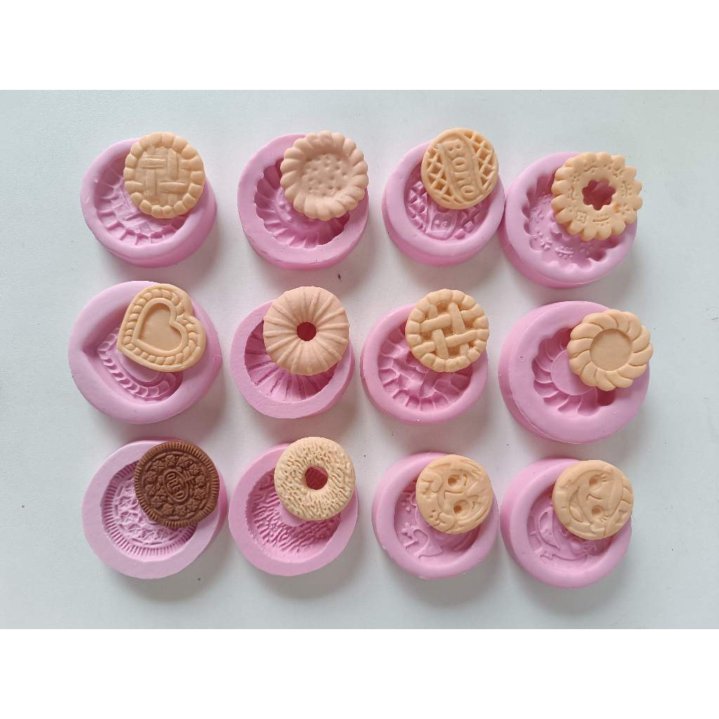 Molde de silicone bolachas/biscoitos (NOVOS MODELOS) em Oferta na Shopee