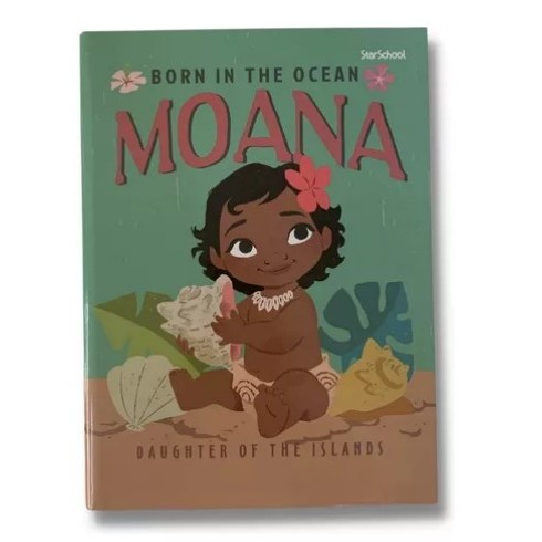 Caderno Grande Capa Dura Brochurão 80 Fls - Moana 20x27cm Escolas Anotações