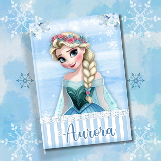FROZEN CADERNO DE BROCHURA GRANDE em Oferta na Shopee