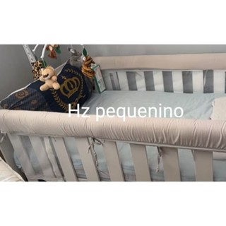 2 laterais de cobertura de grade de berço, menino/menina/maternidade/proteção para evitar batidas de boca em Oferta na Shopee
