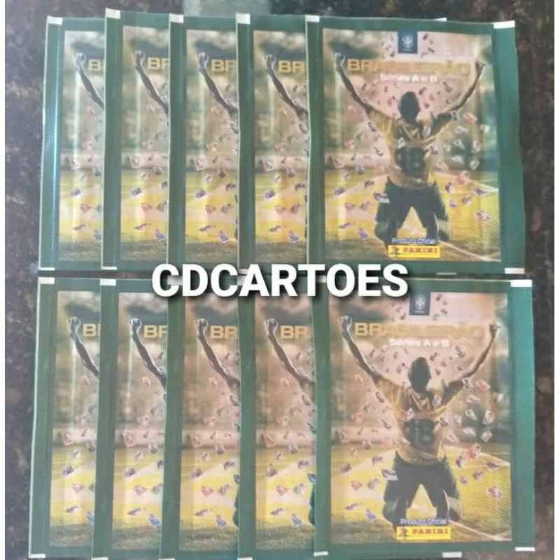 10 Envelopes de Figurinhas Lacrados - Álbum Campeonato Brasileiro 2018 - Panini