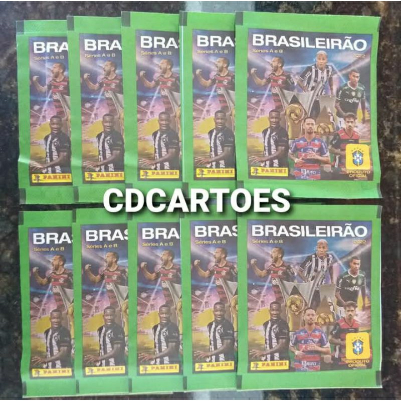 10 Envelopes de Figurinhas - Lacrados - Álbum Campeonato Brasileiro 2022 - Panini