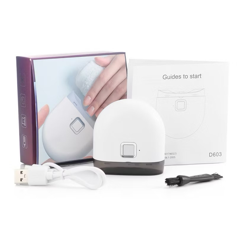 Cortador de unhas Elétrico Anti-Esguicho Automático Com Cortador De Luz LED Para Aparador Bebês Adultos Carregamento USB