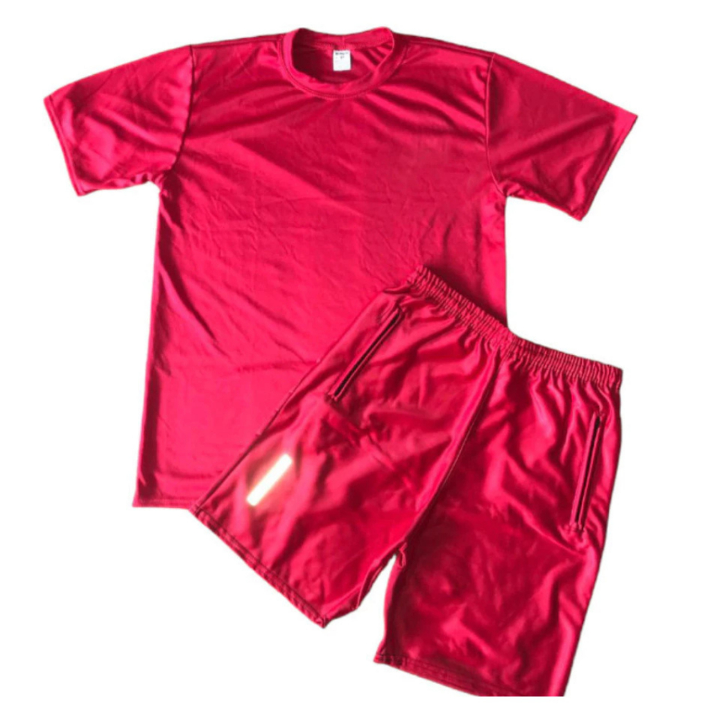 Bermuda Masculina Chimpa + Camiseta Leve e Confortável Esporte Futebol Academia Corrida Livre