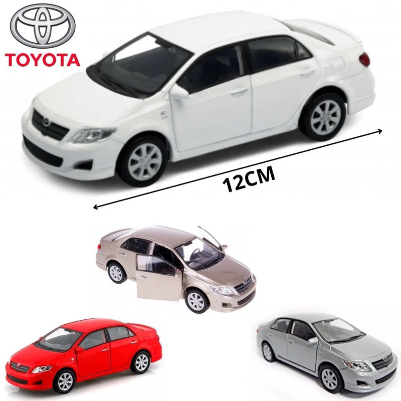 Carrinho de Coleção de Ferro Toyota Corolla 2009 Welly 12cm em Oferta na Shopee