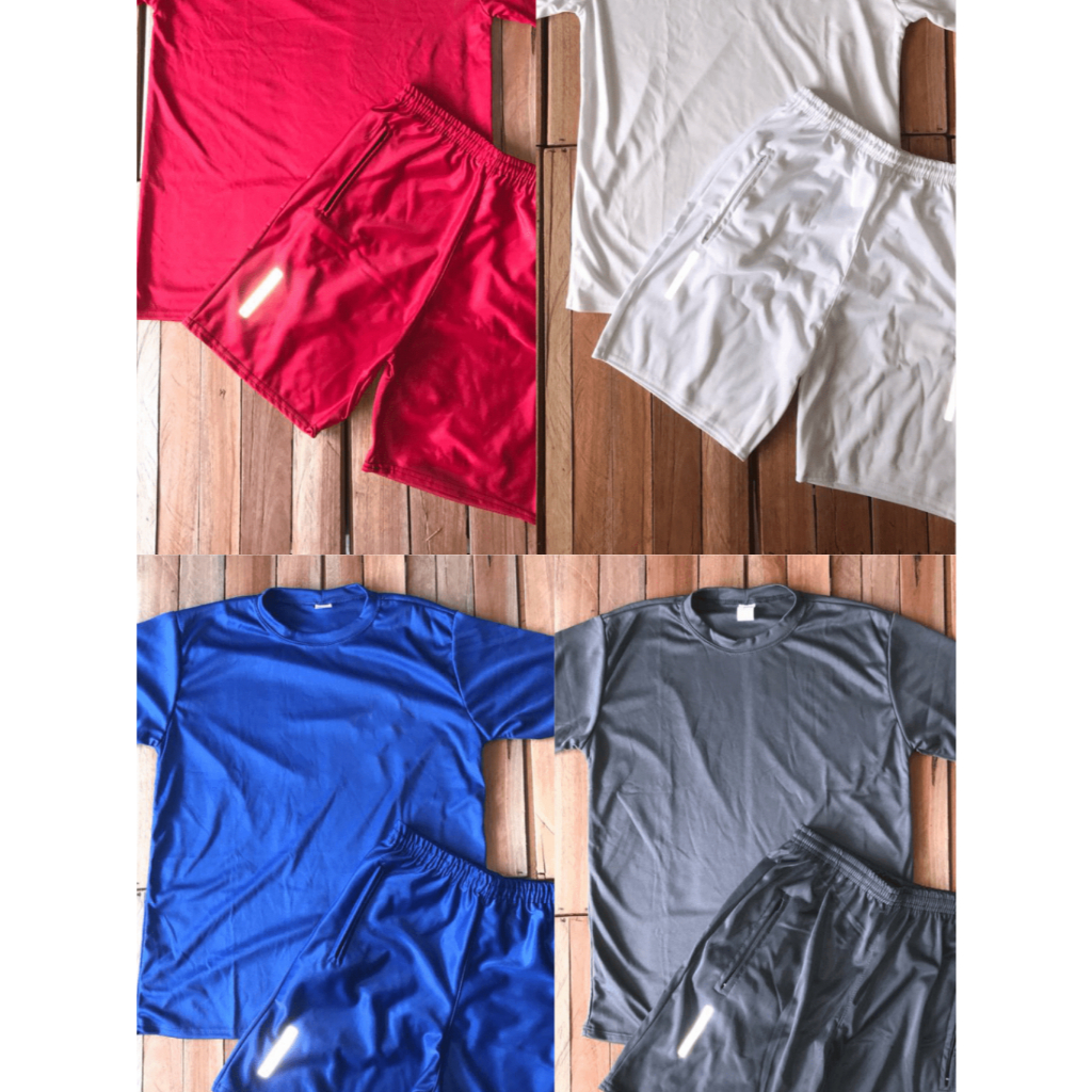 4 Kits Bermuda Masculina Chimpa + Camiseta Leve e Confortável Esporte Futebol Academia Corrida Livre