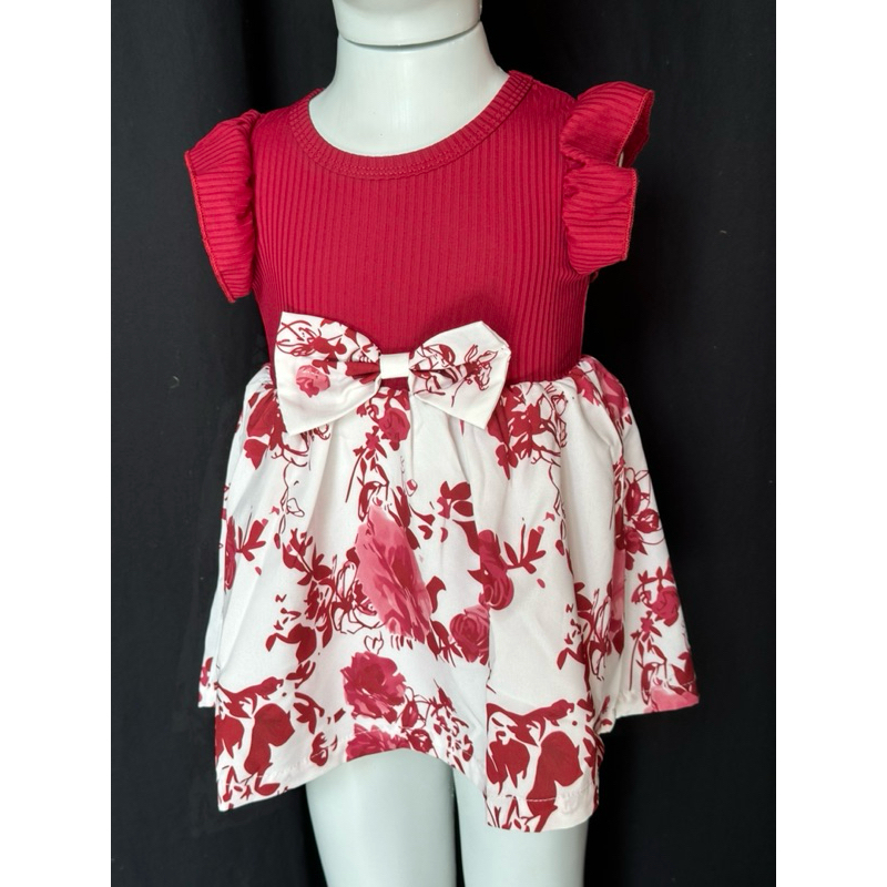 Vestido de Bebê Menina Infantil Floral