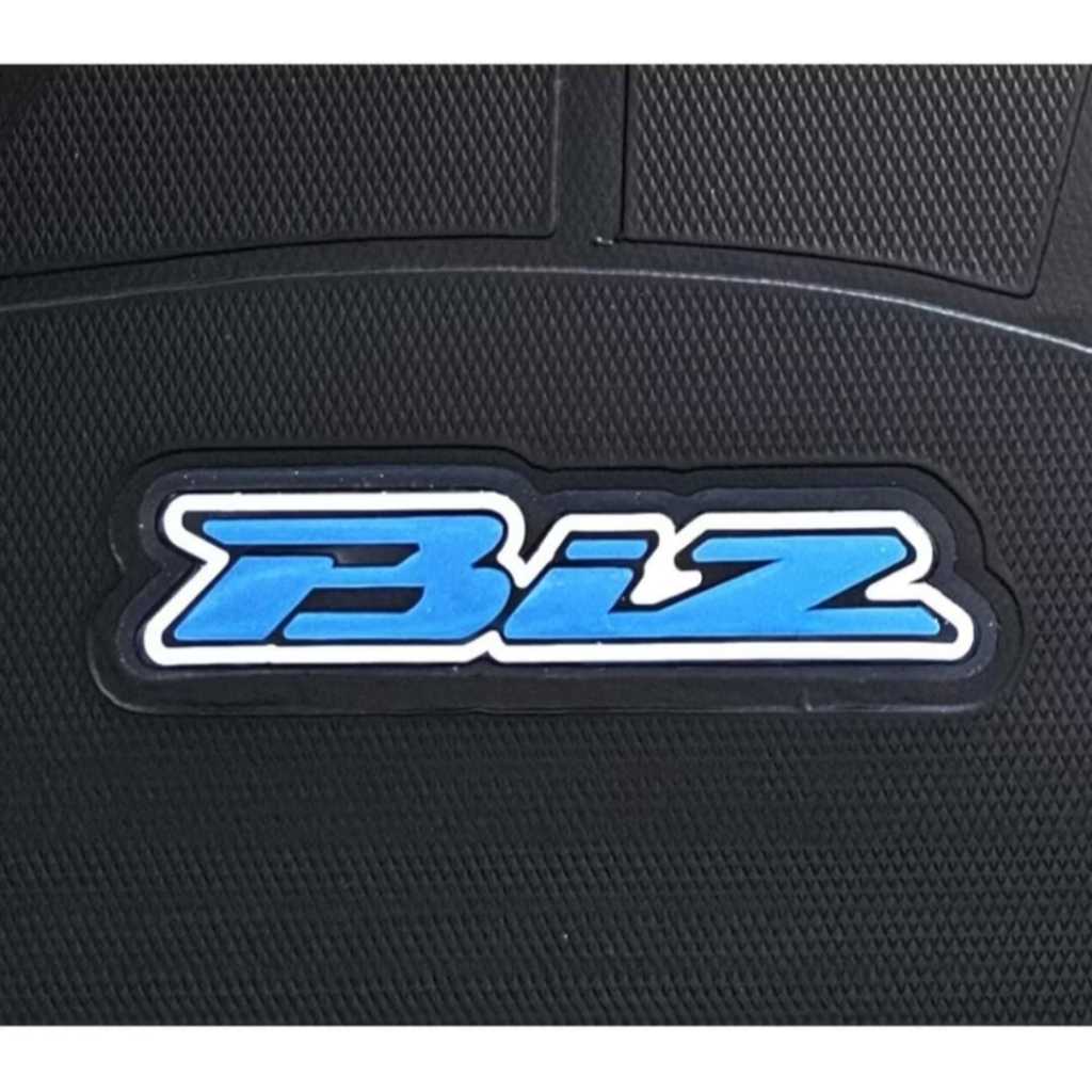 Capa de Banco de Moto Emborrachada Personalizada Biz Etiqueta Azul 100 /Biz 110 /Biz 125