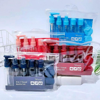 Kit 10 Frascos De viagem Shampoo/Creme/Sabonete liquido Multiuso em Oferta na Shopee