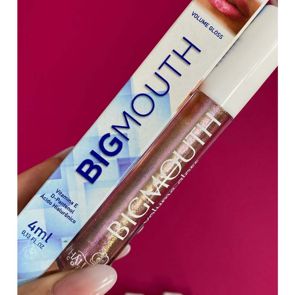 Gloss Labial Volume BigMouth 4ml PhálleBeauty em Oferta na Shopee
