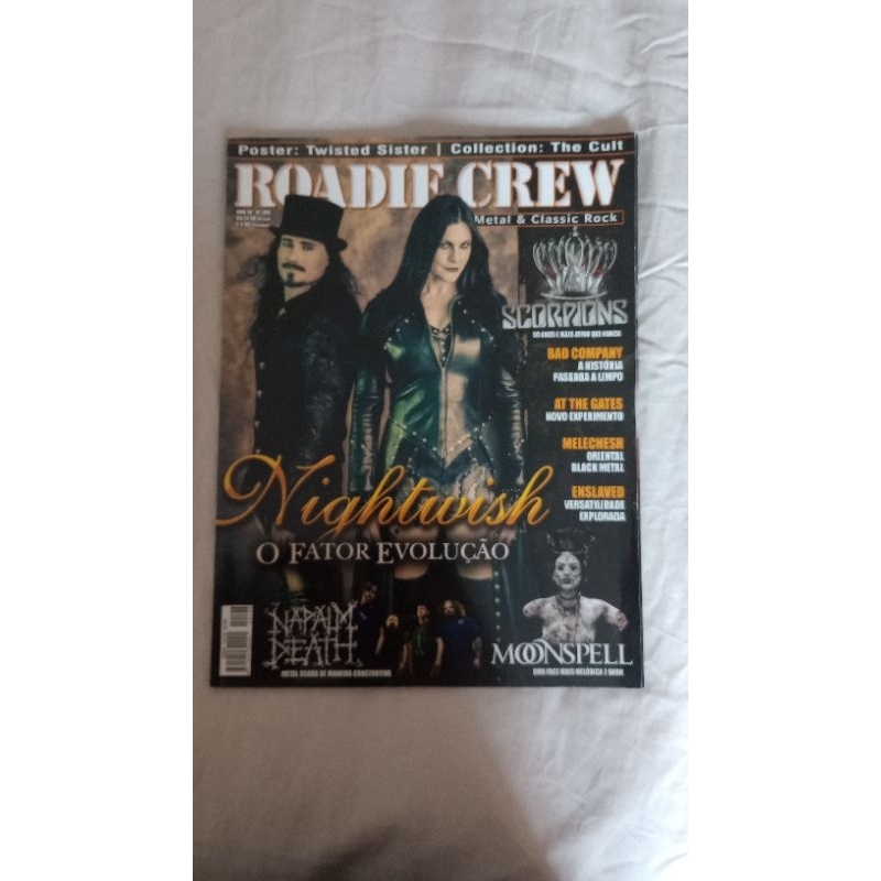 Revista Roadie Crew Nightwish com poster