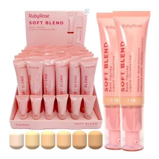 Base líquida soft Blend Ruby Rose