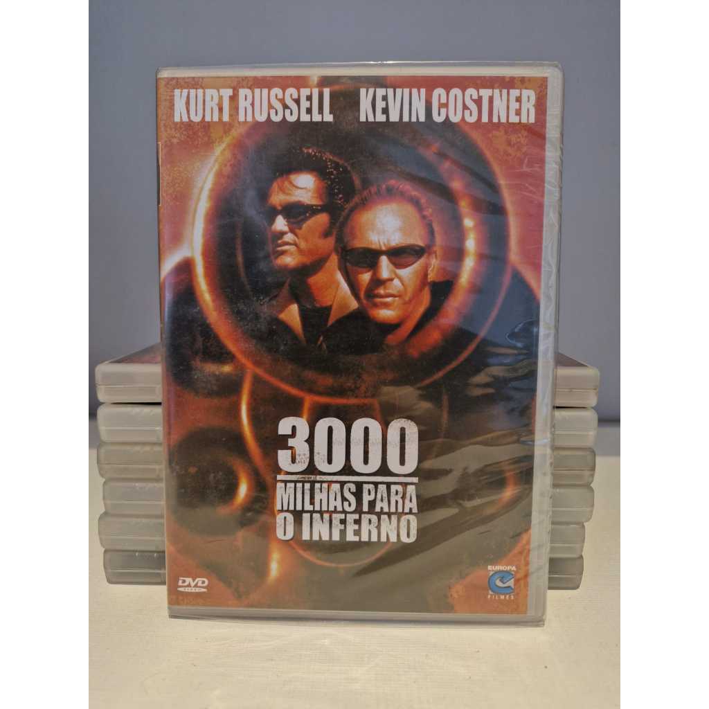 3.000 MILHAS PARA O INFERNO - Kurt Russell Kevin Costner - DVD - Original