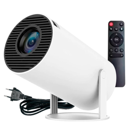Projetor Hy300 Original Portátil Smart Android 11 4K Ultra HD HDMI Wifi Bluetooth Alto Falante Embutido - Miniatura 3