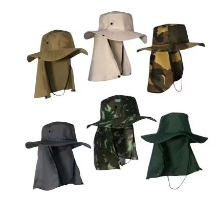 CHAPÉU PESCADOR AUSTRALIANO CHAPÉU PESCADOR CAMPING BONÉ PESCA PROTEÇÃO PESCOÇO DO SOL