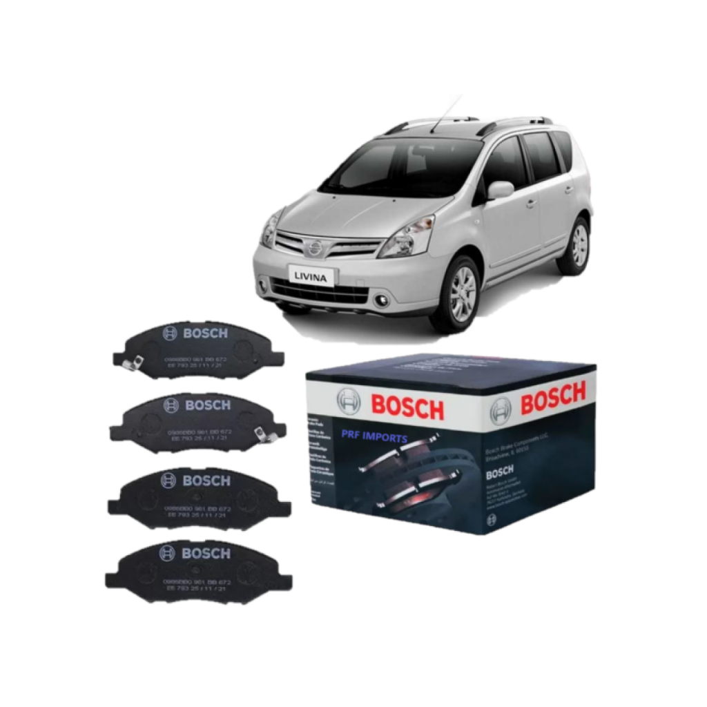 Pastilha Freio Dianteira Livina 2010 2011 2012 Original Bosch