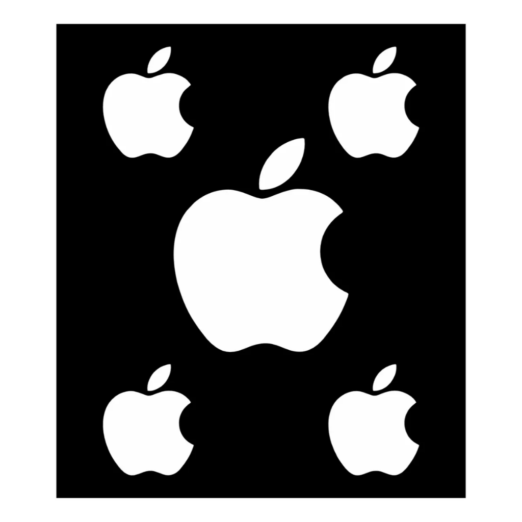 Adesivos Logo Maçã Apple Mac Ios iPhone iPad iPod Mac 5uni