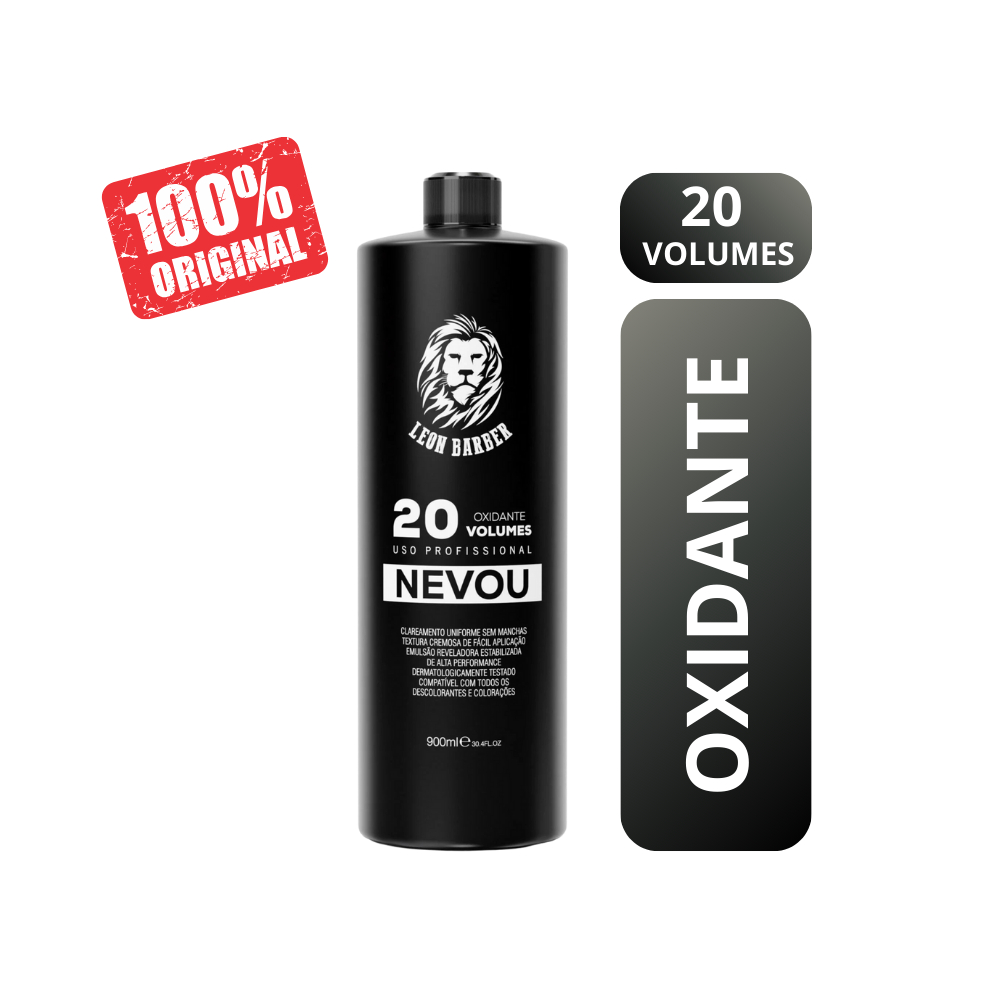 Água Oxigenada Nevou LEON BARBER 20 Volumes 900ml - LANÇAMENTO