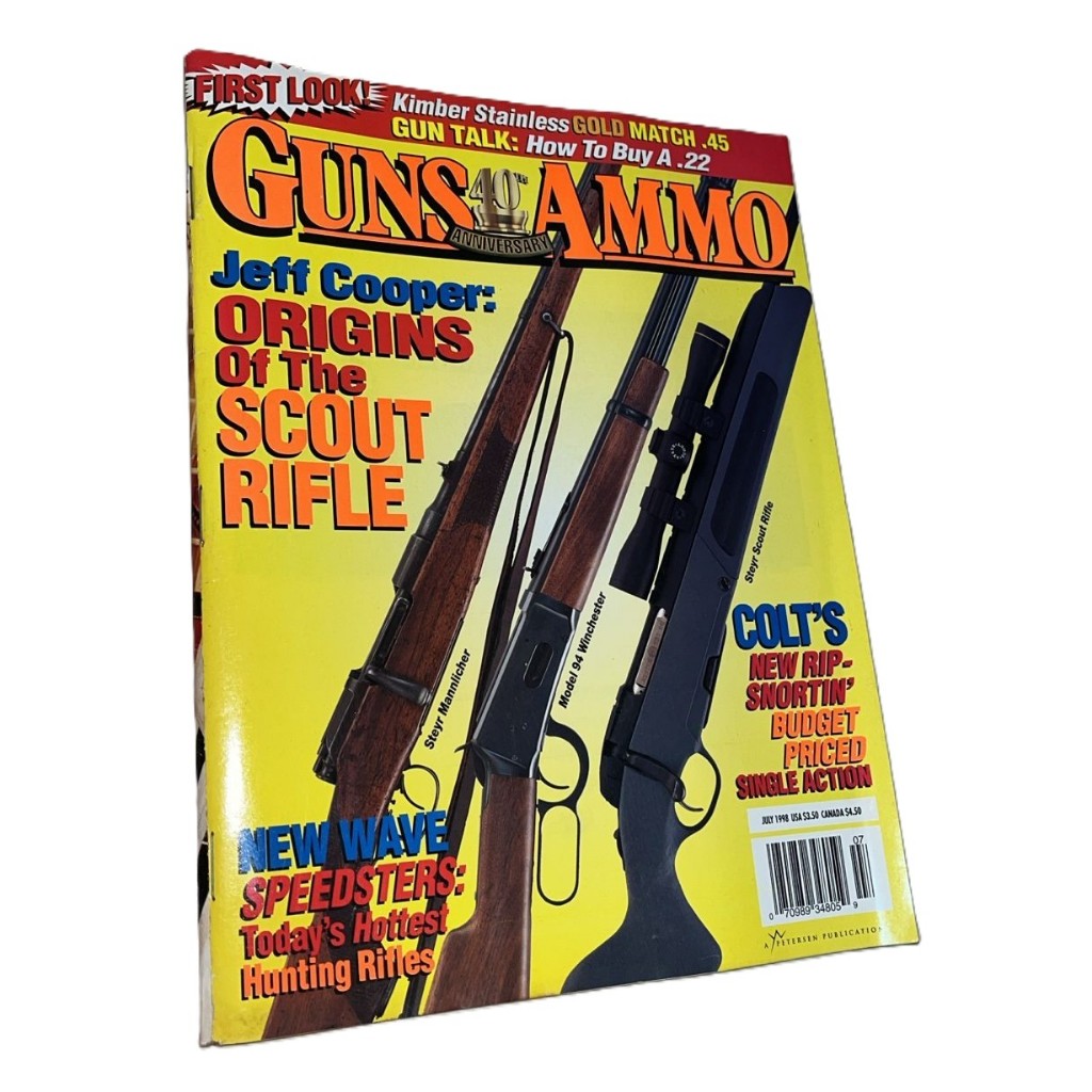 Revista Guns Ammo Julho 1998 Jeff Cooper